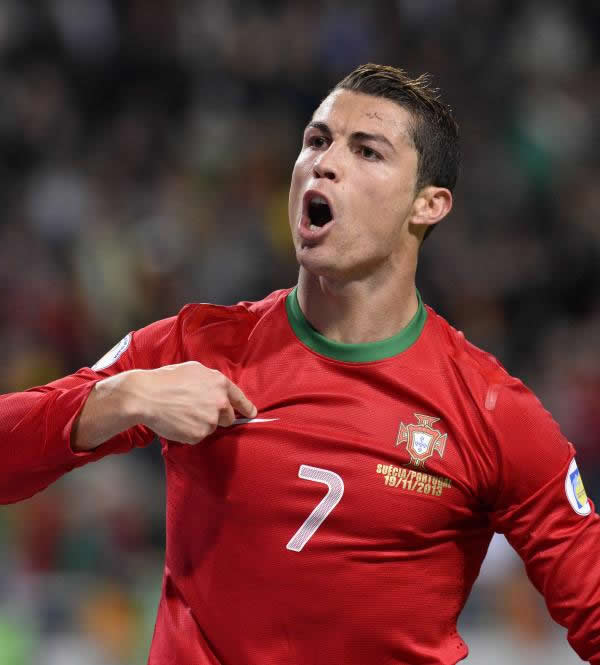 Cristiano Ronaldo numa das noites mais memoráveis da sua carreira