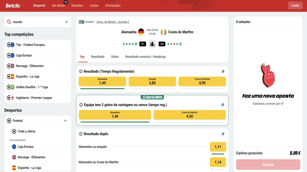 Betclic no Mundial